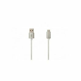Cable USB A a USB C DCU Plateado (1 m) Precio: 7.49999987. SKU: S0430107