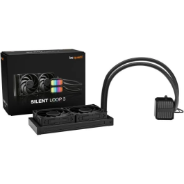 Be Quiet AAAQS74631 Refrigeración Líquida Silent Loop 3, 240 mm, Compatible con Socket AM4, Aluminio