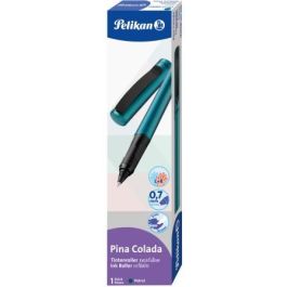 Pelikan Bolígrafo Cilíndrico Recargable Pina Colada Azul Metal Ambidextro Precio: 23.59000028. SKU: B14ECF287M