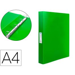 Carpeta Liderpapel 4 Anillas 25 mm Mixtas 43433 Polipropileno Din A4 Verde Translucido Precio: 4.2350000242. SKU: B1JWZ5JTXR