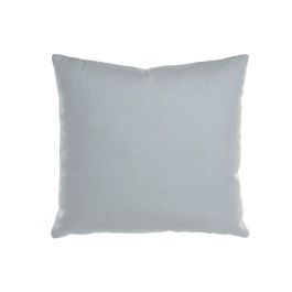 DKD Home Decor Cojín Decorativo Mediterráneo Colección Sea Breeze Rayas Blanco Azul Poliéster 45x45x15 cm con Cremallera