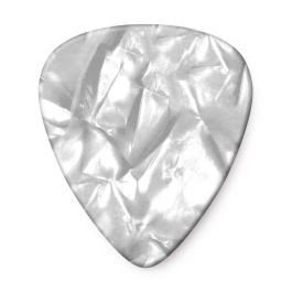 Dunlop Pack 12 Púas Genuine Celluloid Blanco Perlado - X Heavy