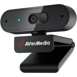 AVerMedia PW310P Webcam Live Stream Cam 310P Full HD 1080p con Micrófono Autoenfoque USB para Streaming y Videoconferencias
