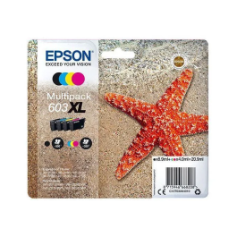 EPSON tinta MultiPack XL Estrella de mar 4 tintas 603XL No Tag Multi Precio: 87.68999954. SKU: S8405193