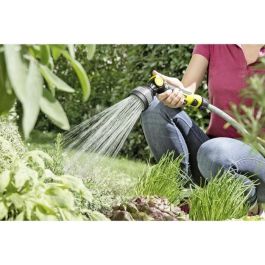 Karcher Juego de pistola pulverizadora multifunción con 4 patrones y gatillo autoblocante, incluye accesorios de riego universales y nariz de grifo G3/4 Karcher Juego de pistola pulverizadora multifunción con 4 patrones y gatillo autoblocante, incluye accesorios de riego universales y nariz de grifo G3/4