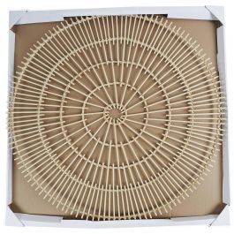 Home Deco Factory Mural Decorativo Java Diámetro 80 cm Colección Vallee Outlet Madera