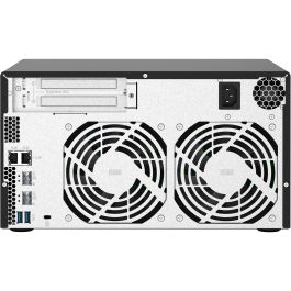 QNAP TS-832PX-4G NAS Torre 8 Bahías, Procesador AL324 1.7GHz, 4GB DDR4, 10GbE, SFP+, Compatible HDD/SSD, Aluminio/Negro