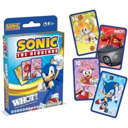 ¡Guau! Sonic the Hedgehog - Juego de cartas - WINNING MOVES - Juego de cartas en colores Sonic para toda la familia.