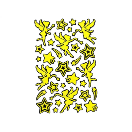 Imaginovo Pegatinas Hadas Luminosas con Relieve 190x105 mm