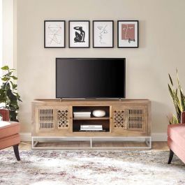 Giner y Colomer Mueble TV Madera de Mango y Metal Natural 160 cm
