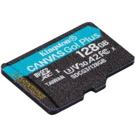Kingston SDCG3/128GBSP CANVAS Go! Plus Tarjeta microSD 128GB 170MB/s Lectura U3 V30 A2 para 4K UHD Cámaras de Acción y Drones Kingston SDCG3/128GBSP CANVAS Go! Plus Tarjeta microSD 128GB 170MB/s Lectura U3 V30 A2 para 4K UHD Cámaras de Acción y Drones