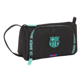 Estuche Escolar F.C. Barcelona Negro 20 x 11 x 8.5 cm