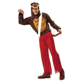 Disfraz lobo feroz camisa, pantalón, tirante, cabeza y rabo talla XXL Disfraz lobo feroz camisa, pantalón, tirante, cabeza y rabo talla XXL