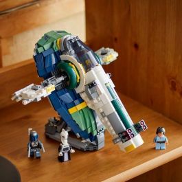 LEGO 75433 Star Wars El Ataque de los Clones: Nave espacial de Jango Fett - Juguete de construcción para niños 9 años