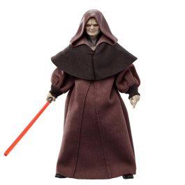 HASBRO Figura Star Wars The Black Series Darth Sidious La Venganza de los Sith, 15cm Articulada con Accesorios