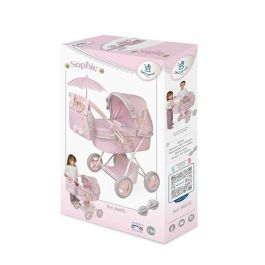Decuevas Coche de Muñeca Plegable con Sombrilla y Bolso Sophie para Muñecas hasta 48 cm | 38x65x60 cm | Edad 3+ Años