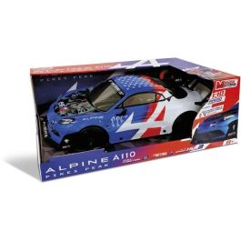 Mondo Motors Alpine A110 GT4 Coche Radio Control Escala 1:10, 2.4 GHz, 4WD, 30 km/h, Batería Recargable Incluida