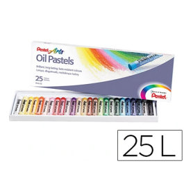 Ceras Pentel Oil Pastel Estuche De 25 Precio: 5.50000055. SKU: B1HV7R724P