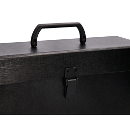 Liderpapel Maletín con fuelle y asa, cartón forrado, 19 departamentos, 255x390x120 mm, colores surtidos