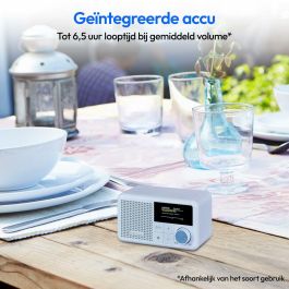 Medion AAAQH12606 Mini Radio Portátil DAB/FM Mono 2W RMS Azul