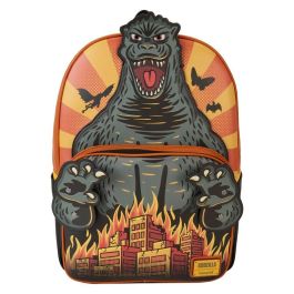 Loungefly Mochila Godzilla Toho 45cm de Piel Vegana, Tirantes Ajustables, Compartimento Principal con Cremallera y Bolsillo Frontal Precio: 87.5000005. SKU: B17HMJ4XV7