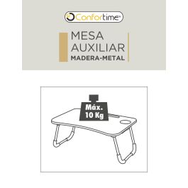 Mesa Plegable de Madera y Metal Confortime - Inde (6 Unidades) Mesa Plegable de Madera y Metal Confortime - Inde (6 Unidades)