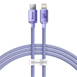 Cable USB-C a Lightning Baseus CAJY000205 Morado 1,2 m