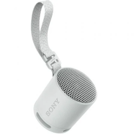 Sony Altavoz Portable Bluetooth SRS-XB100/ 2.0/ Gris Claro. Sonido potente y nítido, resistente al agua IP67, hasta 16h de batería.
