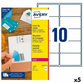 Etiquetas para Impresora Avery L4612 Blanco 25 Hojas 99,1 x 57 mm (5 Unidades) Precio: 101.94999958. SKU: S8426142