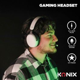 Konix Auriculares Gaming Supraaurales Nexus para Xbox Series X|S con Micrófono, Altavoces de 40mm y Conector 3.5mm