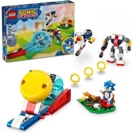 LEGO 77001 Set de Construcción Batalla de Sonic en la Hoguera con Minifigura Sonic, Esfera de Velocidad y Figuras para +7 años