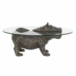 Mesita Auxiliar DKD Home Decor Transparente Cobre 80 x 50 x 37 cm Precio: 216.69000045. SKU: B18YFKF7WJ