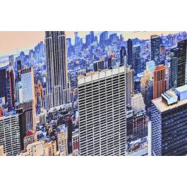 DKD Home Decor Cuadro Multicolor New York Lienzo MDF 2.3 x 40 x 120 cm (4 Unidades)