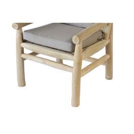 Sillon Balines DKD Home Decor Gris Claro Natural 80 x 92 x 65 cm Sillon Balines DKD Home Decor Gris Claro Natural 80 x 92 x 65 cm