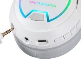 Auriculares Gaming Inalámbricos con Micrófono Mars Gaming MHW100/ Jack 3.5/ Blancos Auriculares Gaming Inalámbricos con Micrófono Mars Gaming MHW100/ Jack 3.5/ Blancos