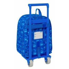Safta 232 805 Mochila Escolar Batman Preescolar con Carro y Ruedas para Niños 3 Años+ - 22x27x10 cm Safta 232 805 Mochila Escolar Batman Preescolar con Carro y Ruedas para Niños 3 Años+ - 22x27x10 cm