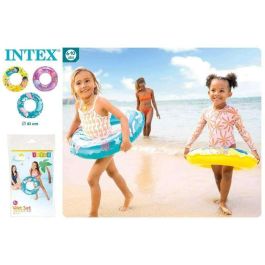 Intex Flotador Transparente 61 cm (6-10 Años) - 3 Modelos Surtidos