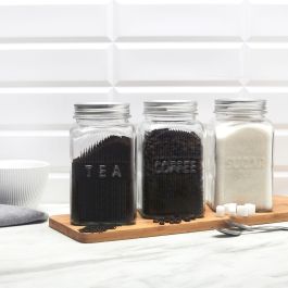 Inde Tarro Vidrio T/Metal 1300 ml 10x10x18 cm 3-Surt La Mediterrane