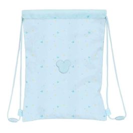 Safta Saco Plano Junior Mickey Mouse para 3 años Azul Claro Material PU