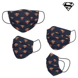 Mascarilla Higiénica de Tela Reutilizable Superman Blue Infantil Precio: 7.49999987. SKU: S0724961