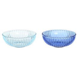 DKD Home Decor Bandeja Vaciabolsillos Atlantico de Cristal Azul Celeste Azul Marino 20x8x20 cm Pack 4 Unidades Precio: 22.58999941. SKU: B15LDYNMRC