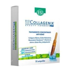 TREPATDIET-ESI Collagenix 30 Ampollas para Piel, Mantenimiento y Efecto Inmediato con Colágeno Marino, Ácido Hialurónico y Vitamina C Precio: 55.94999949. SKU: B1CQ25ST32
