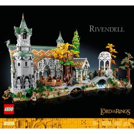 LEGO 10316 Icons El Señor de los Anillos Rivendel, Juego de Construcción 6167 Piezas para Adultos
