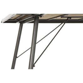 DKD Home Decor Mesa de Comedor Estilo Loft en Abeto y Metal, Colores Gris Claro y Natural, Dimensiones 90x161x75 cm, Desmontable DKD Home Decor Mesa de Comedor Estilo Loft en Abeto y Metal, Colores Gris Claro y Natural, Dimensiones 90x161x75 cm, Desmontable