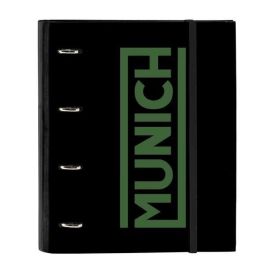 Carpeta de anillas Munich Caviar Negro 27 x 32 x 3.5 cm Precio: 9.78999989. SKU: B1B8N3JSHY