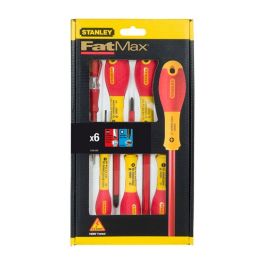 Stanley 0-65-441 Juego de Destornilladores Aislados 6 Piezas. Ideal para trabajos eléctricos y electrónica, con agarre ergonómico y suave. Precio: 27.95000054. SKU: S6501124