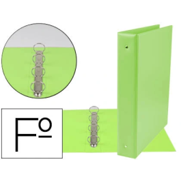 Liderpapel Carpeta 4 Anillas 40 mm Folio Plastico Verde Pistacho Precio: 6.7899997. SKU: B16TT9K8DX