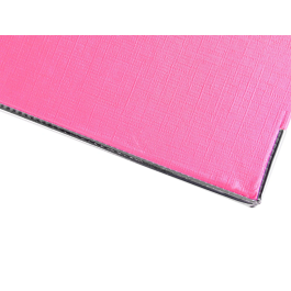 Liderpapel Archivador de Palanca Folio Documenta Forrado PVC Rado Lomo 52 mm Rosa con Compresor Metálico