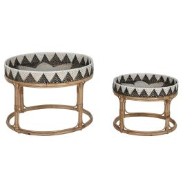 Mesa Centro Item Home DKD Home Decor 70 x 52 x 70 cm Set de 2