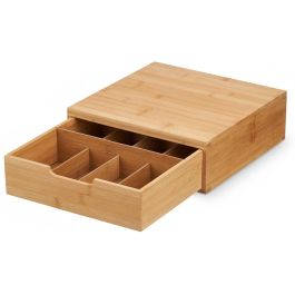 Kinvara Portacápsulas Café Bambú 30x30 cm, 8 compartimentos, apto para cápsulas de 5.4 cm (4 Unidades) Kinvara Portacápsulas Café Bambú 30x30 cm, 8 compartimentos, apto para cápsulas de 5.4 cm (4 Unidades)
